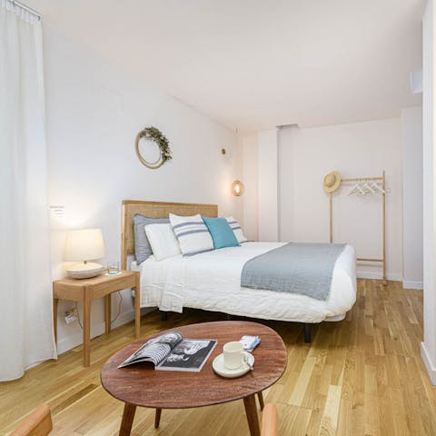 Sleep soundly in the stylish surroundings of the bedroom