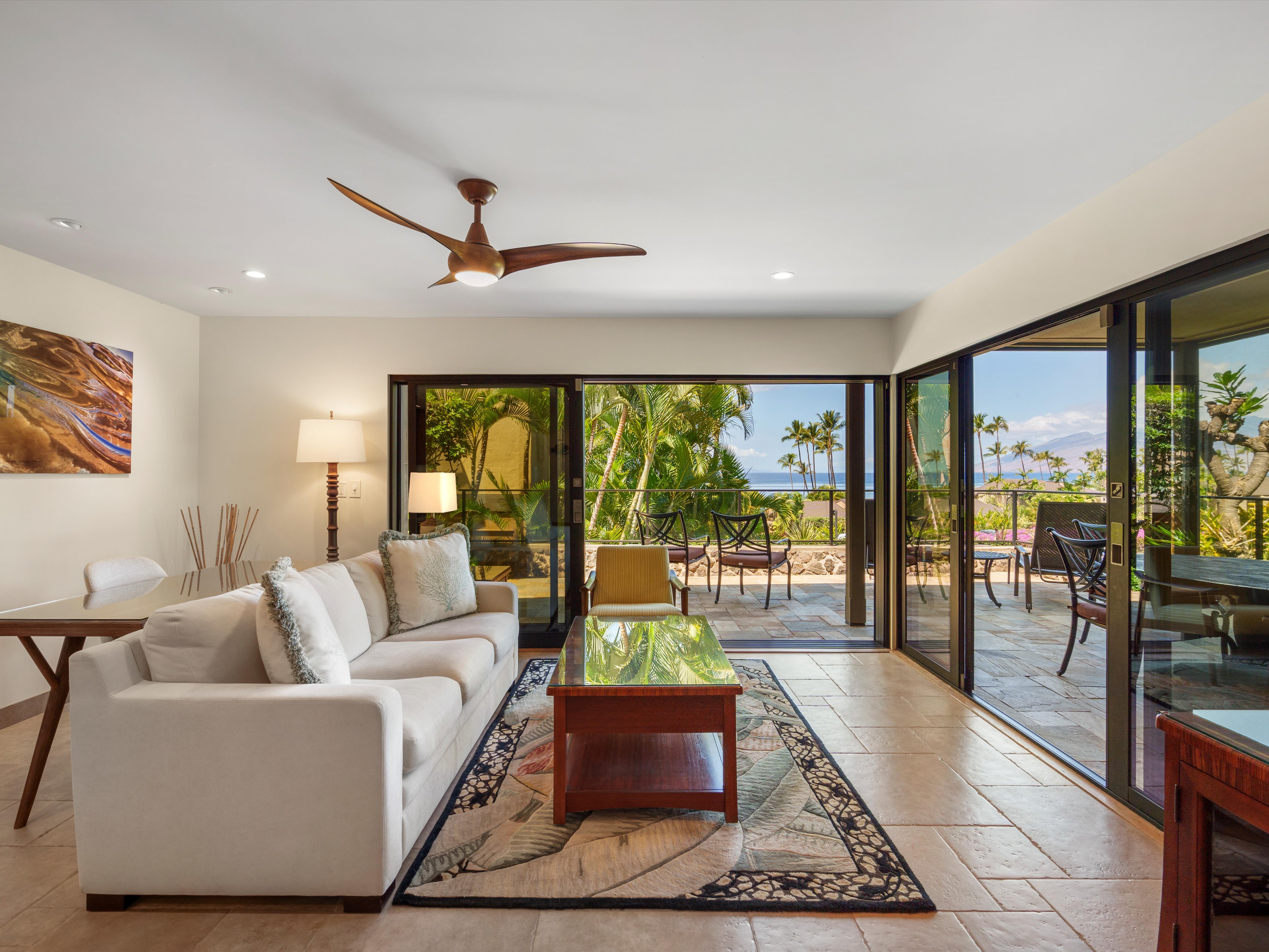 Pacific Ocean & Palms