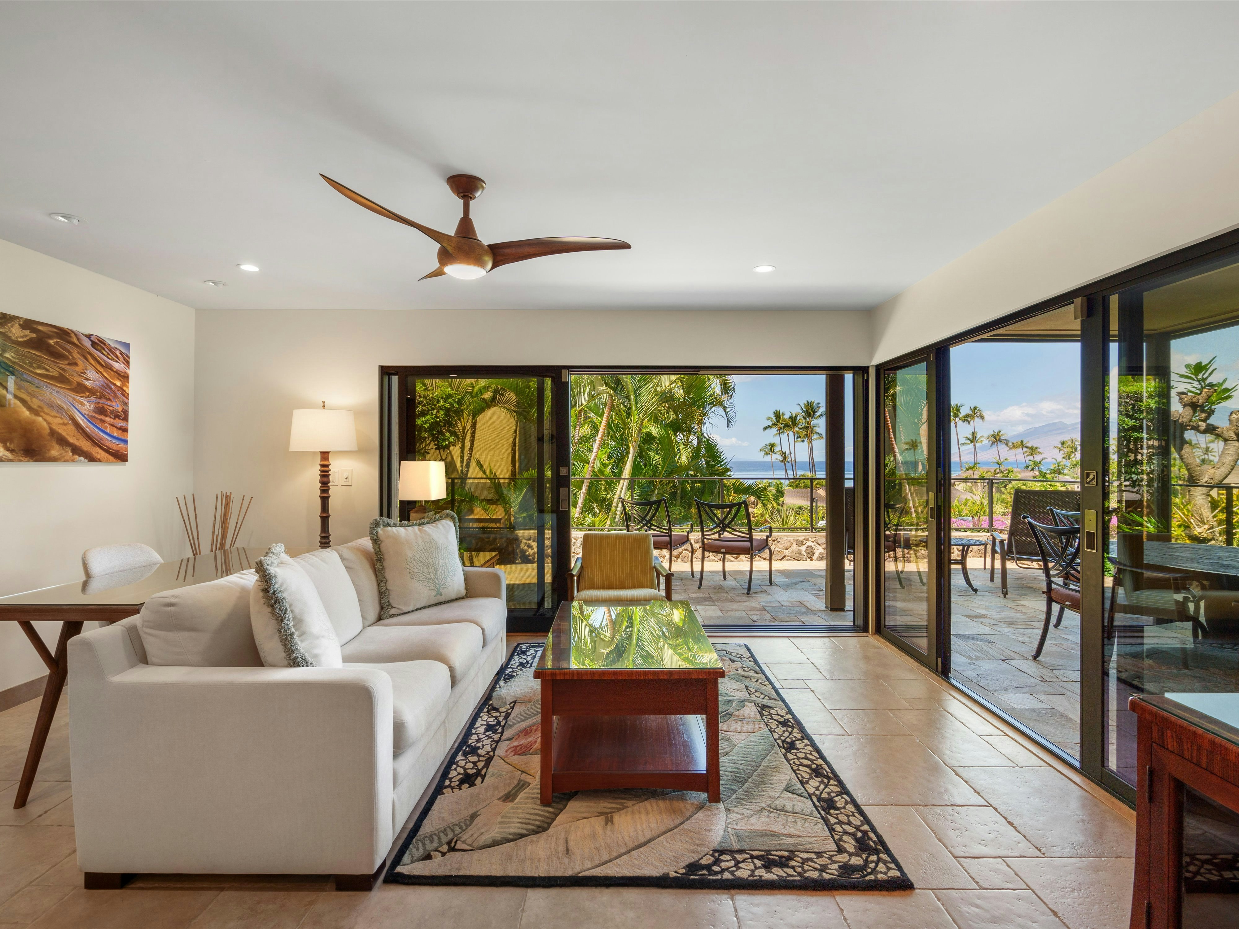 Pacific Ocean & Palms