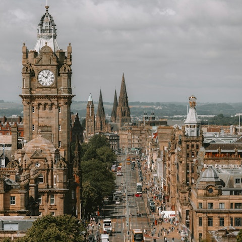 Admire Georgian New Town's UNESCO-listed architecture on your doorstep