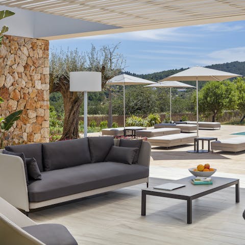 Sip sangria on the sun-kissed terrace