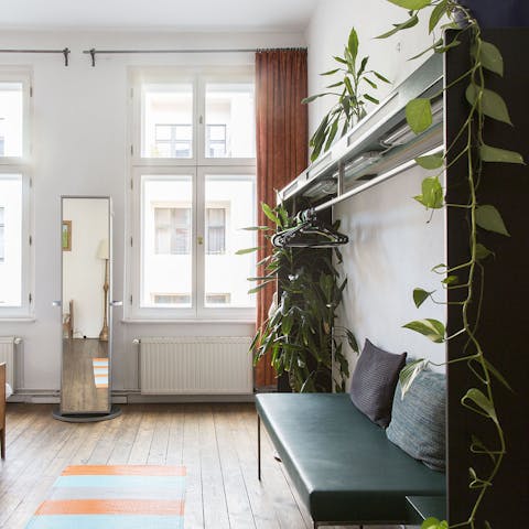 Get a restful night's sleep in the large and breathable bedrooms with plenty of natural light