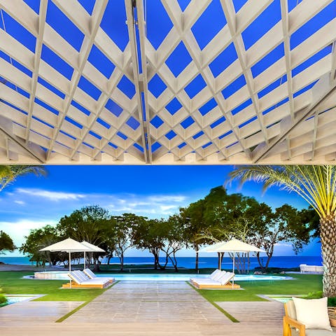 Admire the Caribbean Sea vistas