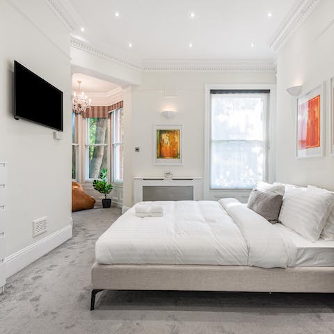 Sleep soundly in super comfortable bedrooms