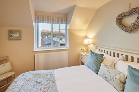 Admire the views of Whitby Abbey while you sip your morning coffee