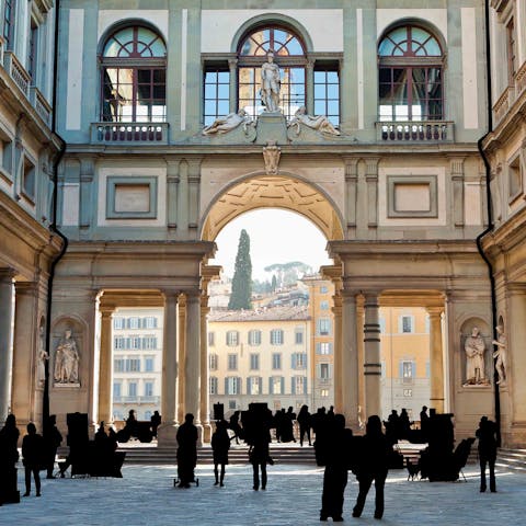 Admire the Botticellis in the Uffizi Gallery – it's a short stroll away