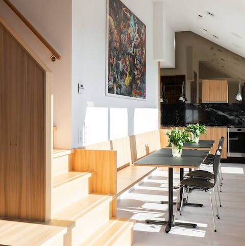 Hatch plans for your day here with a freshly brewed coffee