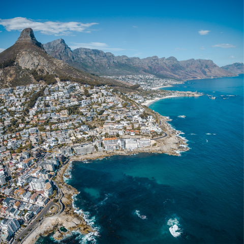 Stay just 450 metres away from Blouberg Beach