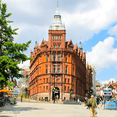 Spend a day shopping in the city centre