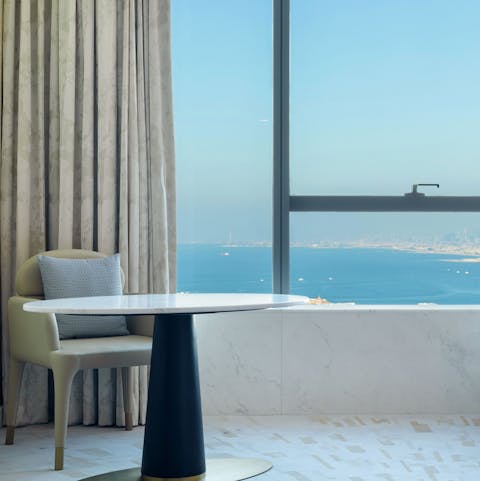 Drink in the sea views as you sip on your morning coffee, gazing out the window