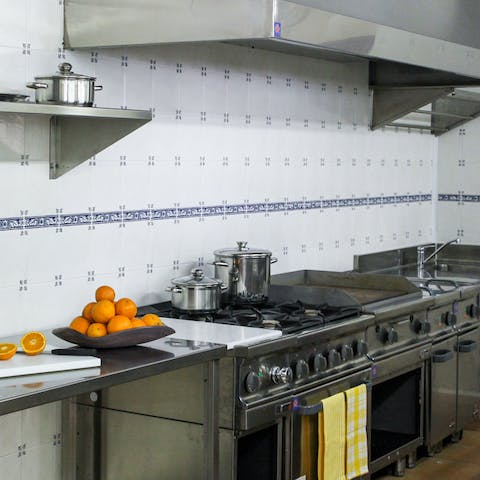 Rustle up something special in the kitchen or hire a private chef to do all the cooking for you
