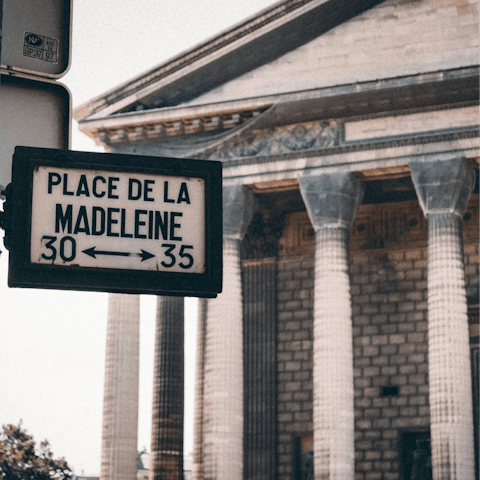 Stay a short walk from Place de la Madeleine and its majestic church
