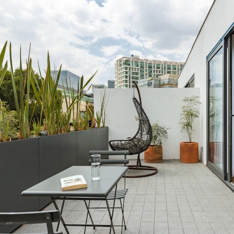 Sit outside and enjoy a drink in the sunshine