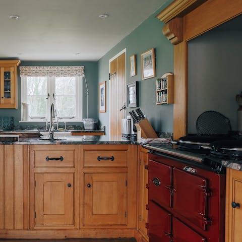 Warm your Welsh cakes on the Aga