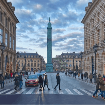 Start your sightseeing around the corner at Place Vendôme