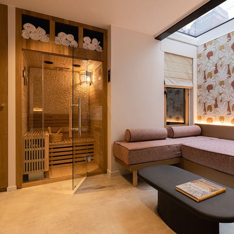 Make a pre-dinner sauna the new routine