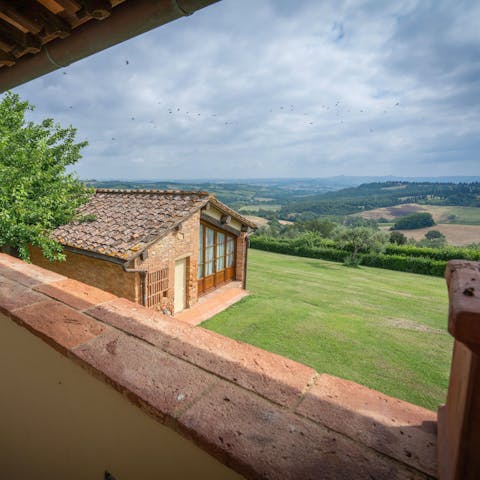 Sip morning coffee on the terrace as you drink in the views