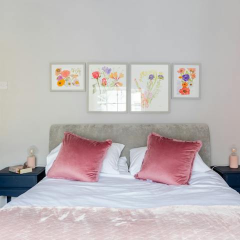 Sleep soundly in comfortable, calm bedrooms