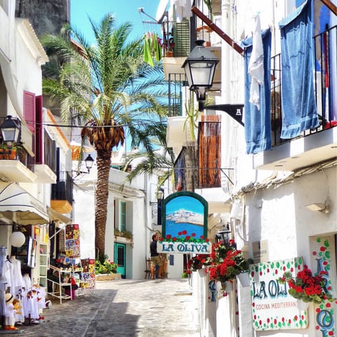 Drive to Ibiza Town for dinner and a spot of shopping