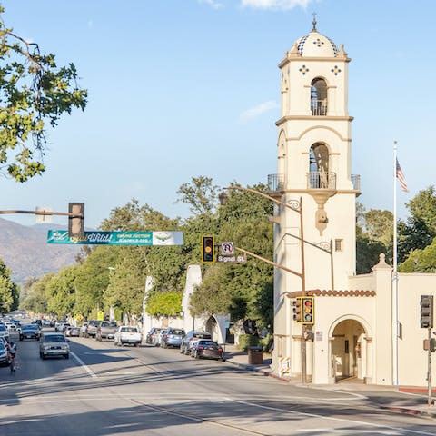 Take a short drive (or walk) into Ojai