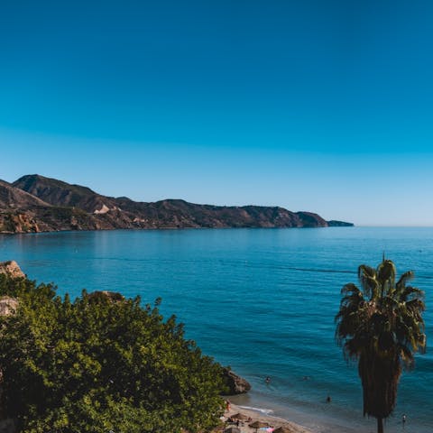 Take a 30 minute walk to Playa Burriana