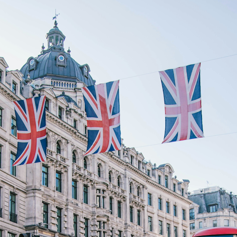 Experience the buzz of central London – a short tube ride away