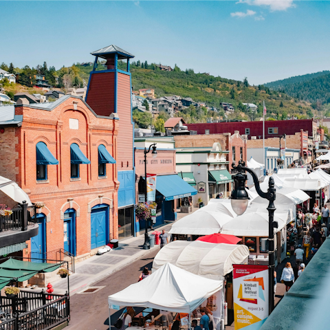 Stay in the heart of eclectic Park City