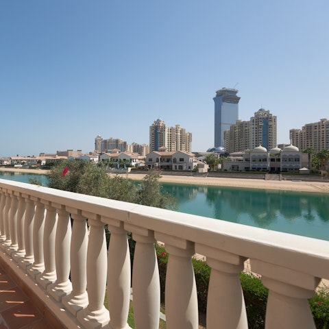 Soak up views of the city from your secluded terrace