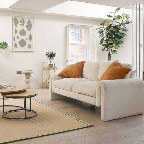 Relax on the cosy sofa after a day of exploring