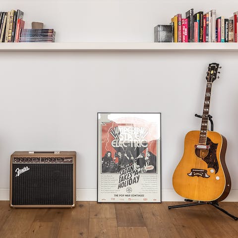 Show off your skills on the accoustic guitar