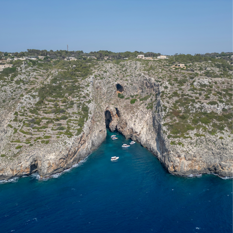 Discover Santa Maria di Leuca, a nine-minute drive away