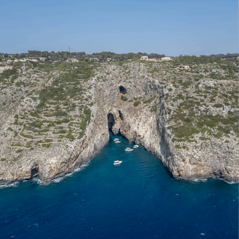 Discover Santa Maria di Leuca, a nine-minute drive away