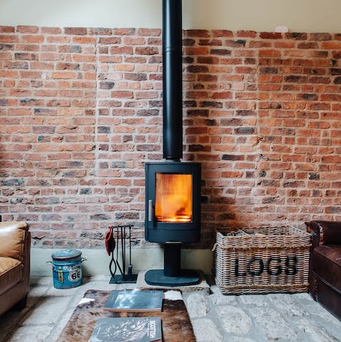 Make yourself cosy and comfortable in front of the fire