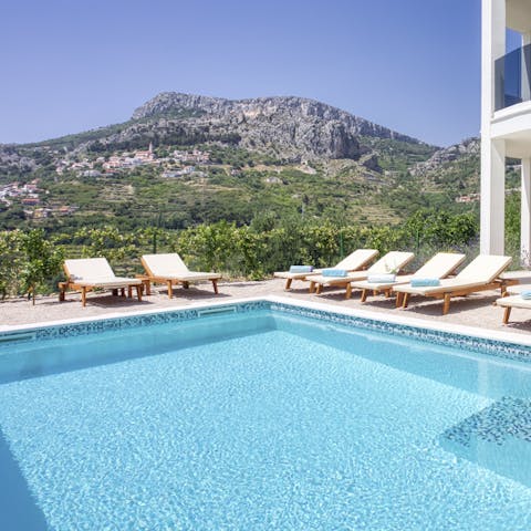 Swim lengths surrounded by Croatia’s stunning countryside