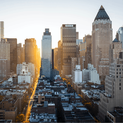 Stay in Lenox Hill in the Upper East Side, close to bars and restaurants
