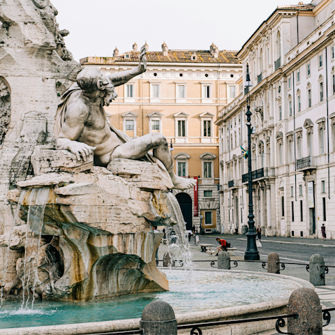 Explore Rome on foot – Piazza Navona is five minutes away