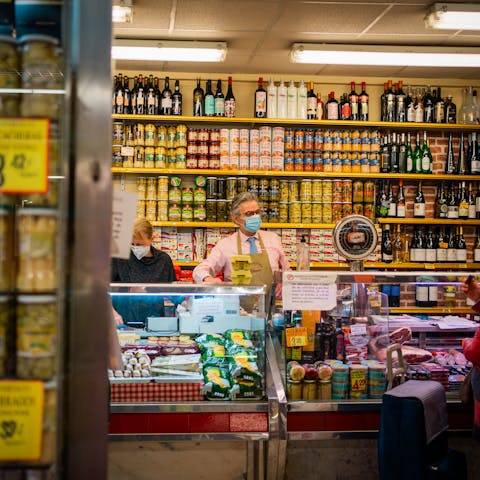 Discover the produce at Mercado do Bolhão, a short walk away