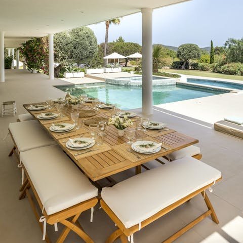 Recreate beach club lunches at home