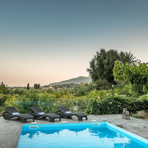 Take a dip in your private pool