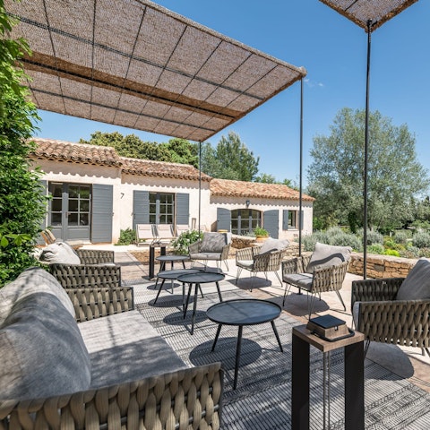 Gather on the terrace and relax with a sundowner