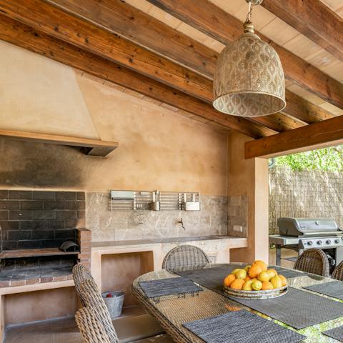 Fire up the coal grill or gas barbecue for a double-charred dinner spread