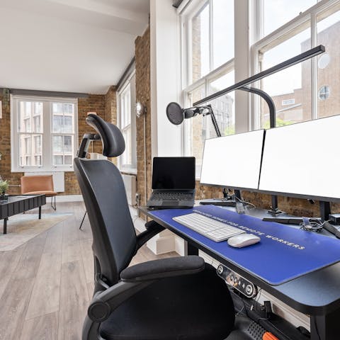 Get some work done at the desk