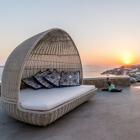 Sneak in a siesta on the double daybed