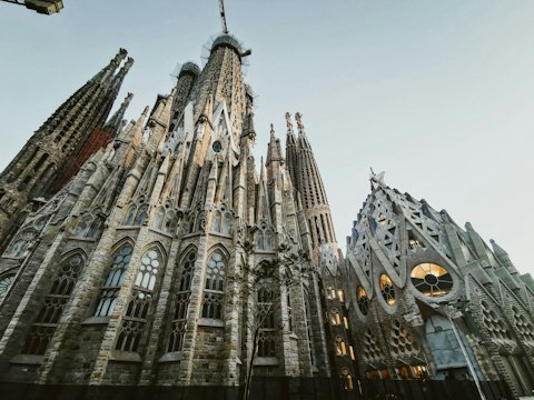 Marvel at Gaudí's extraordinary Sagrada Família, a sixteen-minute walk