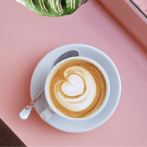 Plan your next move with a coffee break in a local cafe