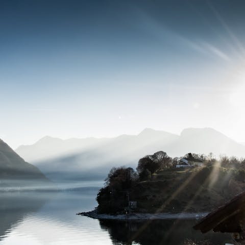 Take a boat tour of beautiful Lake Como