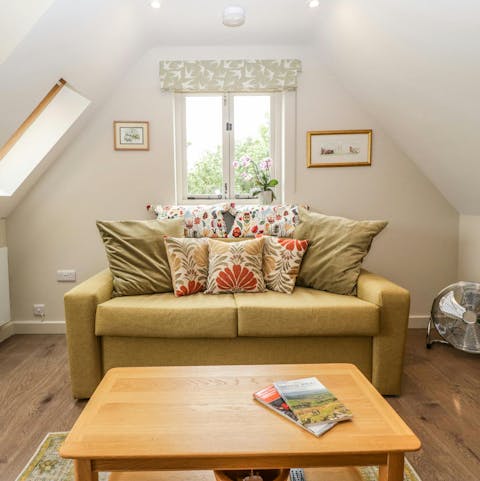 Savour cosy evenings at home after a day of exploring