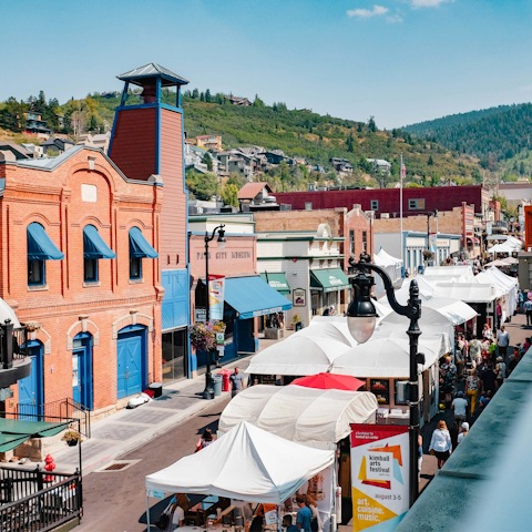 Take a picturesque, thirty-minute drive to Park City