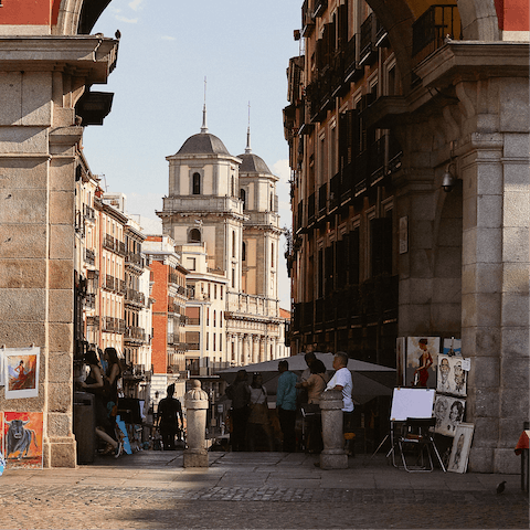 Take the metro or walk towards Madrid's historic centre