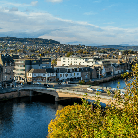 Wander to the banks of the River Ness in under a minute